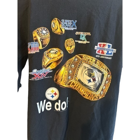 Vintage Pittsburgh‎ Steelers Tshirt GotRings Size XXL - Picture 3 of 4